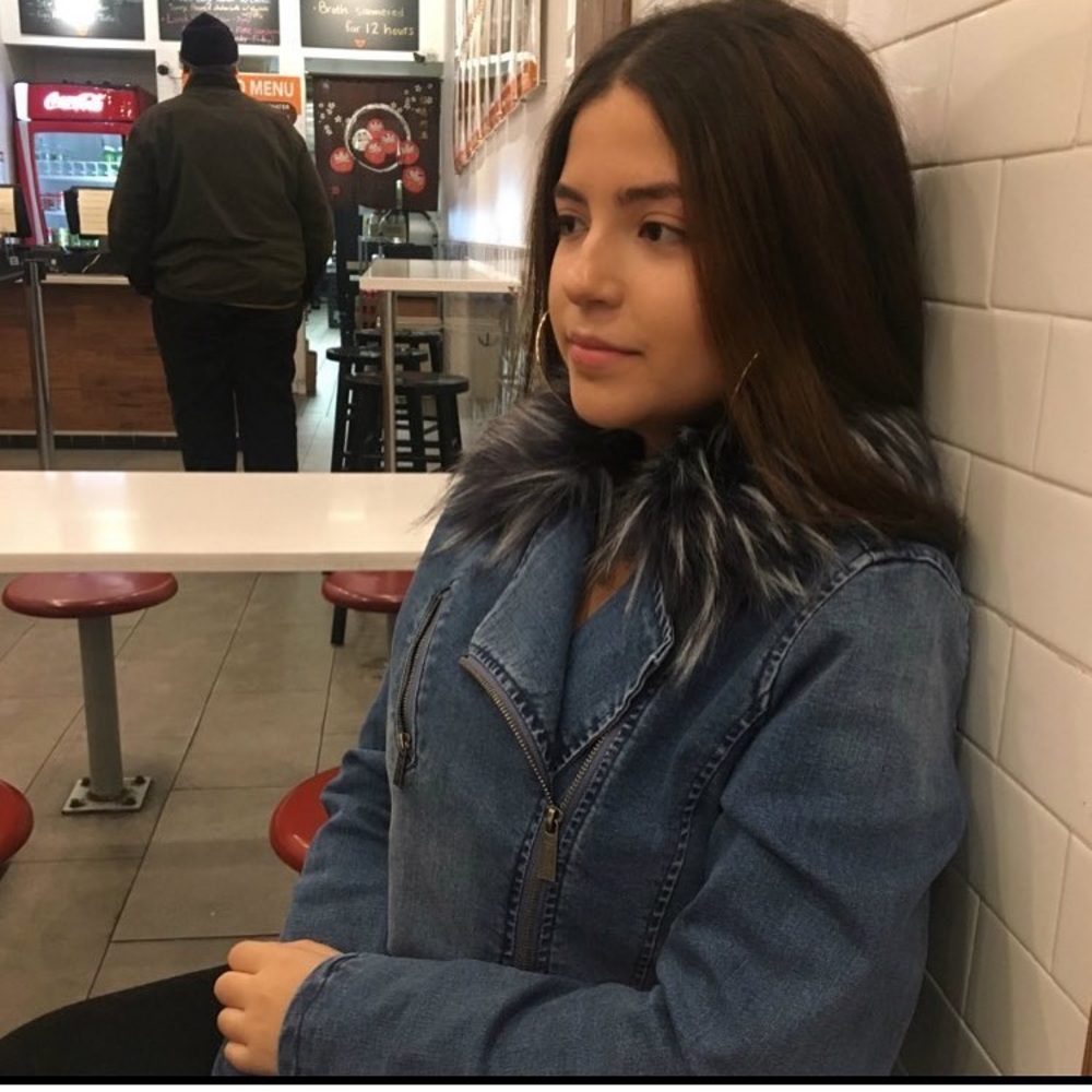 Denim Jacket w Faux Fur Trim
